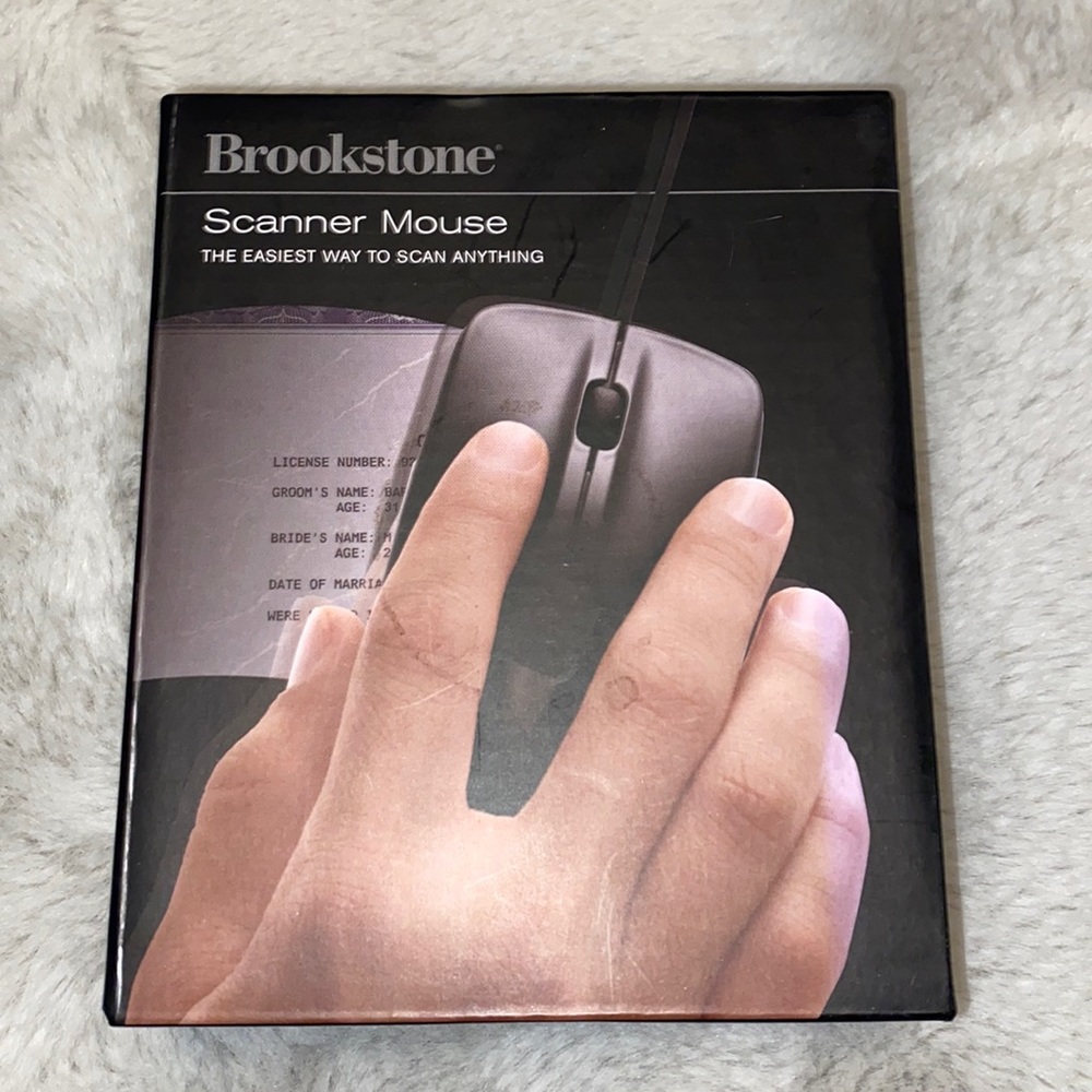 Brookstone Scanner Mouse
